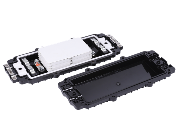 96 Thread Fiber Heatshrink Enclosure for 24 48 96f Fiber Ip Optic Harga Joint Closure