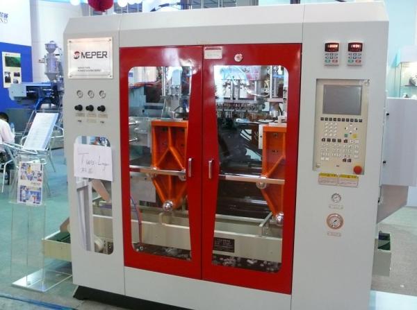Extrusion Plastic Blow Molding Machine / Shampoo plastic bottle blowing machine