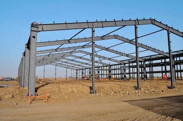 Metal Prefab Warehouse Steel Shed Industrial Storage Steel Structure OEM Size