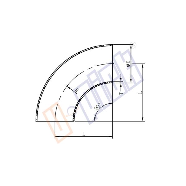 45 Degree 304 Stainless Steel Elbow Pipe Fittings Short Welding Style