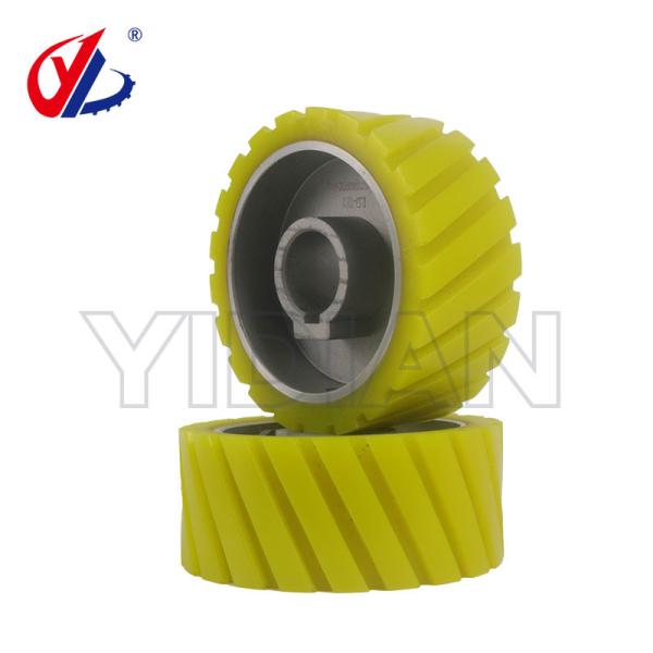 Rolo de alimentação de engrenagens helicoidais de PU para planador de quatro lados 120*30*50mm Roller de pressão
