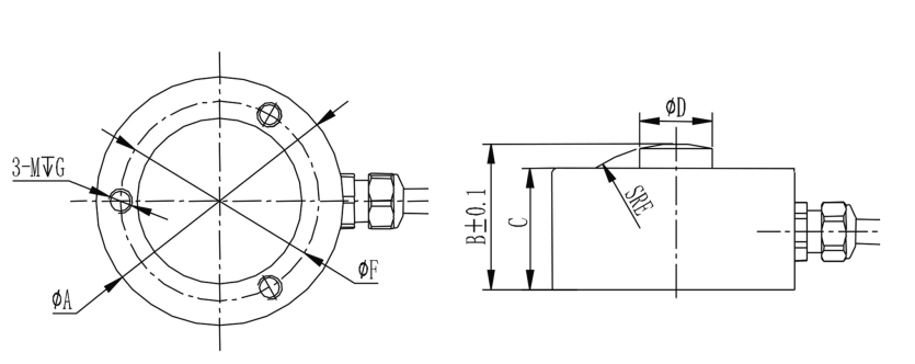 Pancake/Canister Load Cell CF-808 – High-Capacity Button Sensor For Precision Assembly & Automation