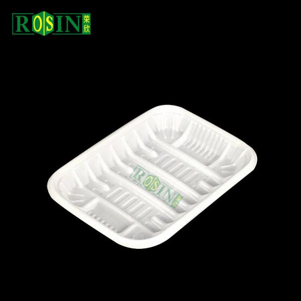 Disposable PP Rectangular Butchers Plastic Meat Trays For Frozen Meat And Seafood