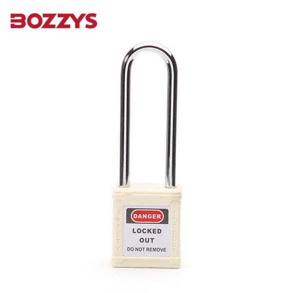 Long Steel Shackle ABS Safety Padlock Nylon PA Safety Cable Padlock