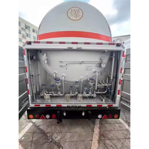 CIMC S30408 Q345R 3 Ejes Suspensión aerodinámica Rodas de aterrizaje Pierna 50# Pín de tracción Camión cisterna de GNL