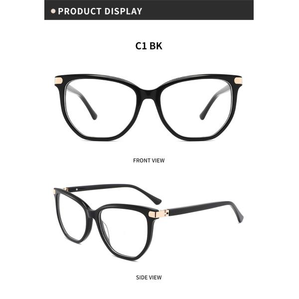 Чистые Handmade стекла ацетата глаза кота с Multi шарнирами цвета 180° гибкими