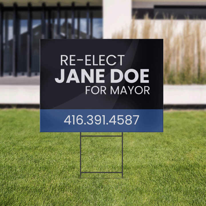 UV-Resistant Outdoor Yard Sign made from durable corrugated plastic, designed for long-lasting outdoor use. Lightweight, weather-resistant, and customizable for advertising, events, and promotions.
