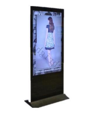 Indoor Floor Stand LCD Advertising Display 55 High Brightness Wide Viewing Angles