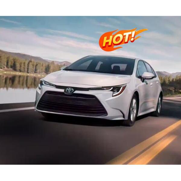 2023 To-yota Corolla Sedan 1.5L Gas Petrol 0km Turbo Metal Leather ACC Xenon Electric 50 Front Tire Specifications 195/65R15