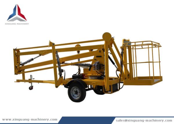 China Diesel Articulated Towable Hydraulic Boom Lift Platform with 22m Working Height