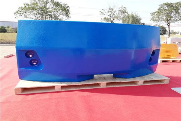 Gray Iron 14 Ton Counter Weight With Finish Painting For Construction Machinery
