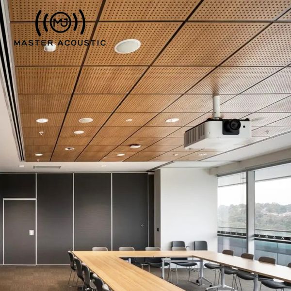 Wooden Perforated Acoustic Panels Acoustic Panel Manufacturers for Offices