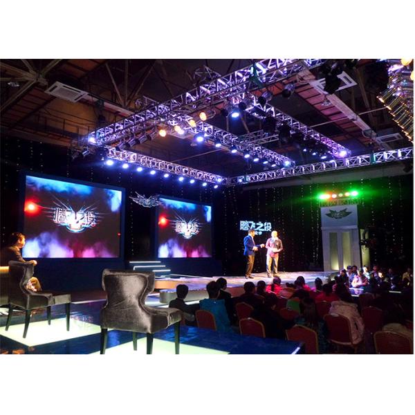 P1.66 High Definition led tv wall panel , led hd screen with aluminum Cabinet