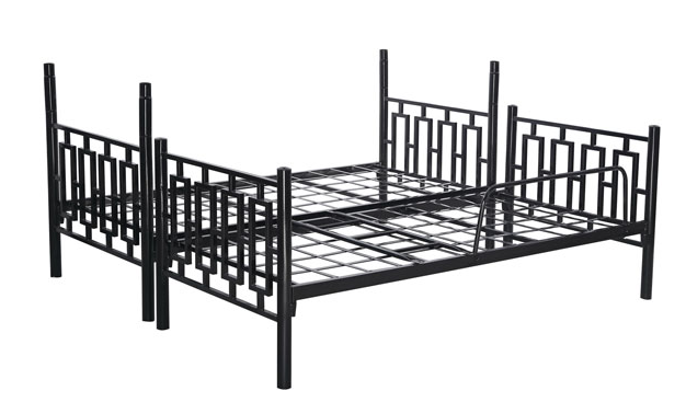 Ферзь над двойной Stackable рамкой двухъярусной кровати металла армии