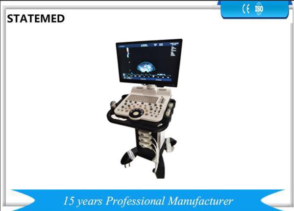 Hospital 128 E 4D Trolley Ultrasound Scanner For Women Pregnancy Diagnosis