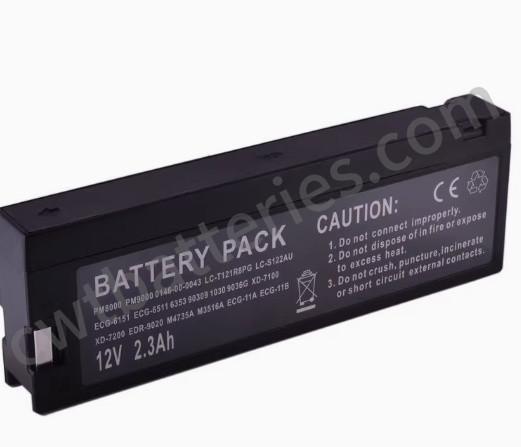 OEM 12V 2.3Ah Medical Batteries for Mindray PM9000 PM8000 Space 90309 90369 1030 1050