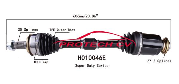 HO10046E Front Axle Shaft Replacement 2016 Honda Right Front Axle