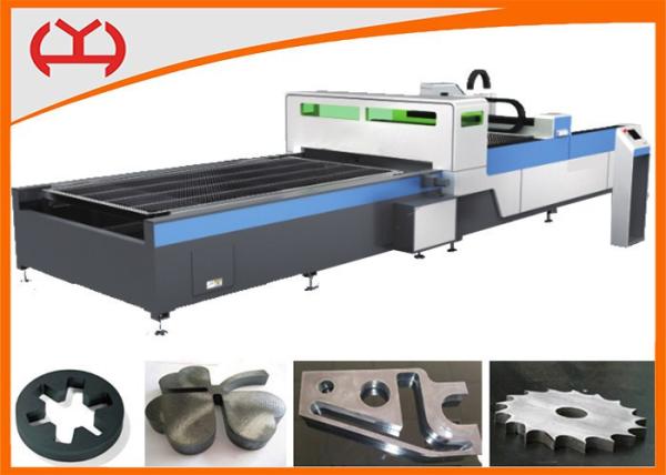 12mm Thickness 500 Watt CNC Fiber Laser Cutter , Fiber Optic Laser Cutting Machine Aluminum