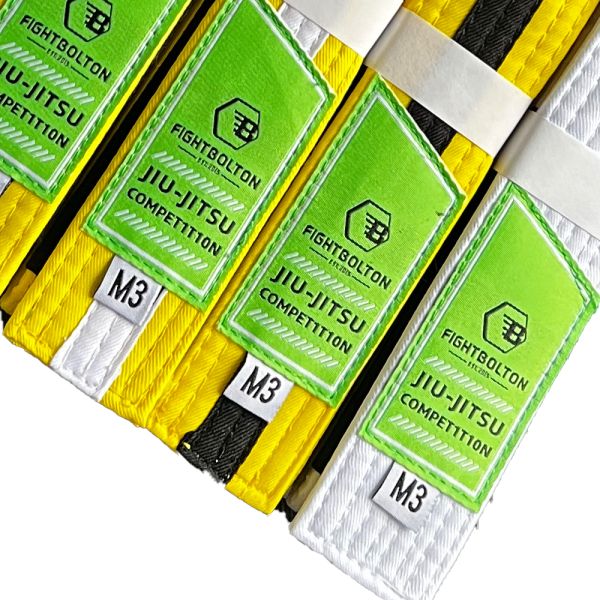Durable 100% Cotton BJJ Belt for Kids Training with Custom Logo