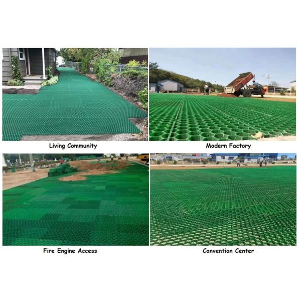 Lap Buckle Residential Plastic Grass Grid For Car Parking Lot Eco Friendly