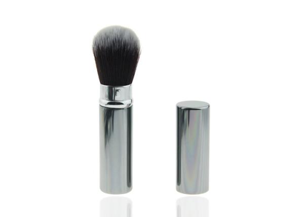Custom Beautiful Retractable Makeup Foundation Brushes Professional , Synthetic Hair