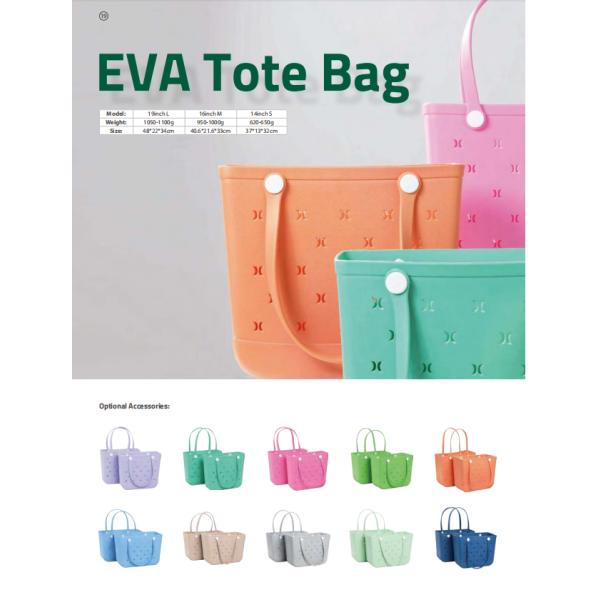EVA Handbag Tote Bogg Bag for Beach Woowave Manufacture Custom Durable