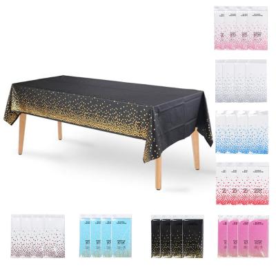 Colorful PEVA / Vinyl Tablecloth 54'X108' For Birthday Party