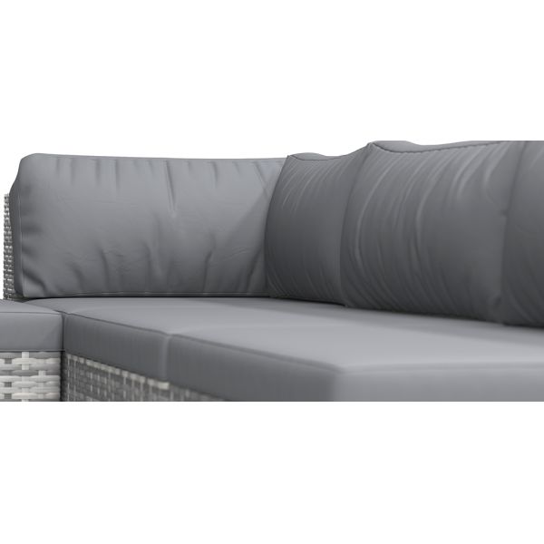 Wholesale Wicker Outdoor Sectional Lounge Set Rattan Outdoor Furniture Conversation Leisure Sofa Set