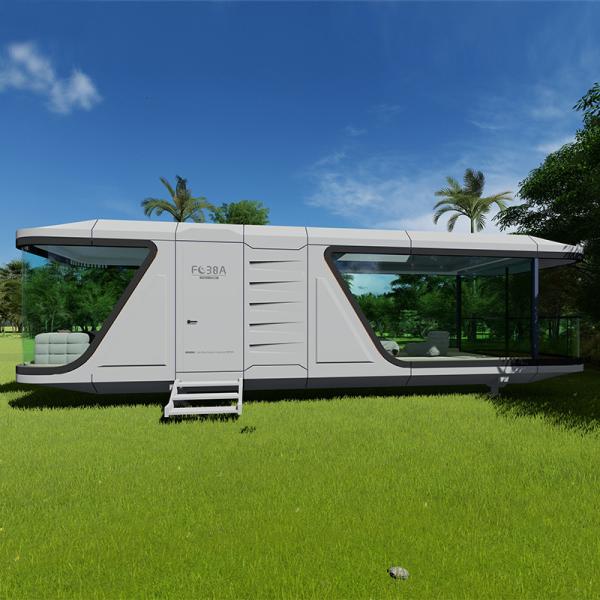 ホットセール 製品 スペースカプセル オフィスと住宅用 スペースカプセル バランコ付き 高級ルーム モジュール型 スペースカプセル