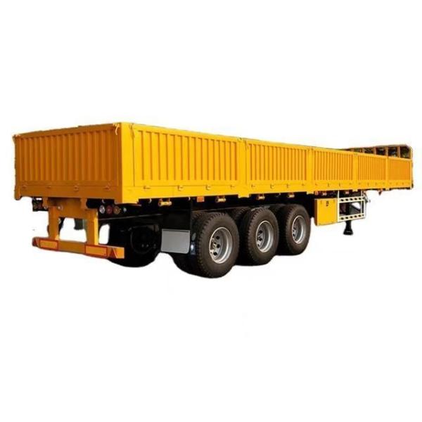 12 Tire Multifunctional Side Wall Fence Cargo Semi Truck Trailer with Fuwa / BPW Axle