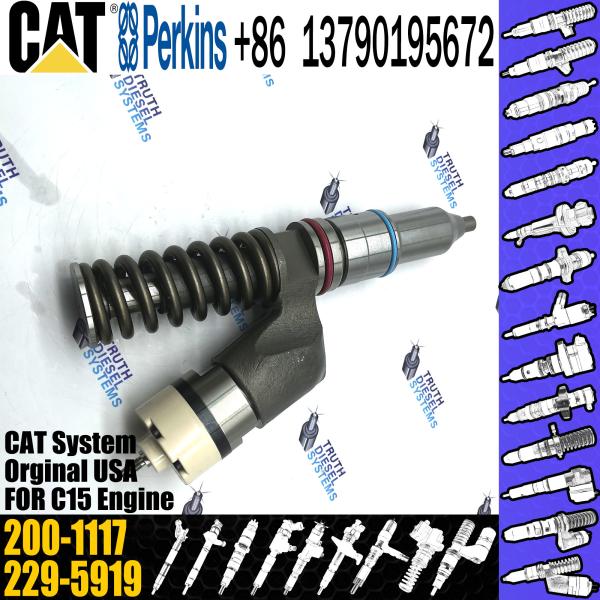 Injetor de combustível para motores CAT 229-5919 200-1117 10R-7229 10R-3264 para CAT C15