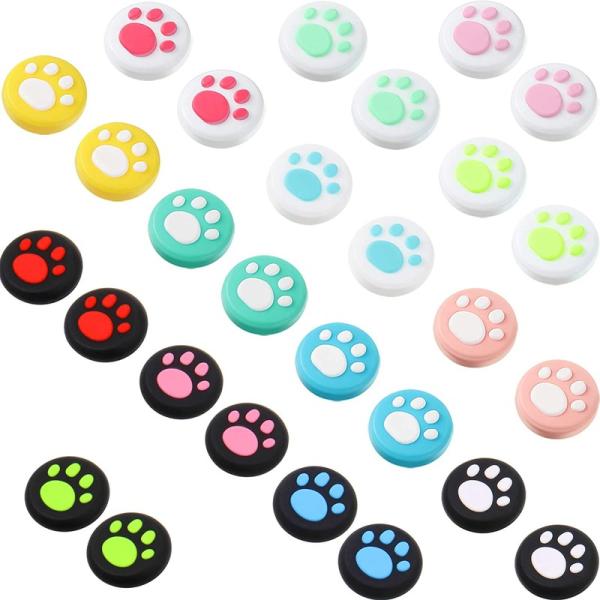 Protective Thumb Grips Replacement Cat Claw Joystick Silicone Cat Stick Analog Cover Compatible With PS 5/4/3/2 Xbox 360/One