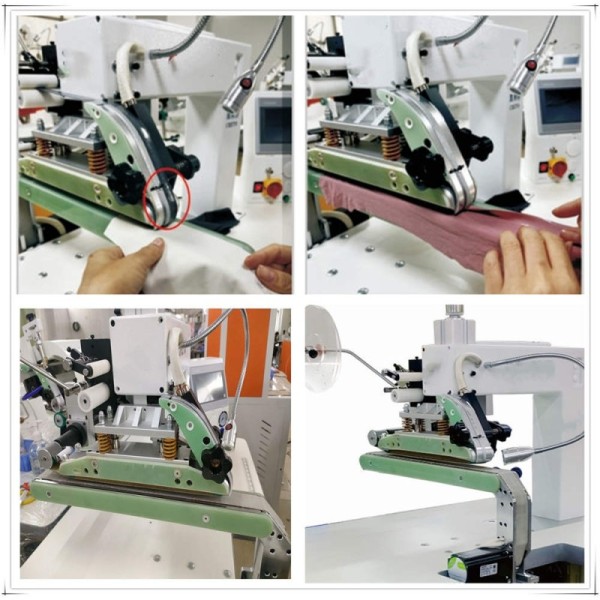 SH-804 High Arm Strip Pressing Machine for Seamless Clothing - T-Shirt Windbreaker Bra Heat Transfer Equipment