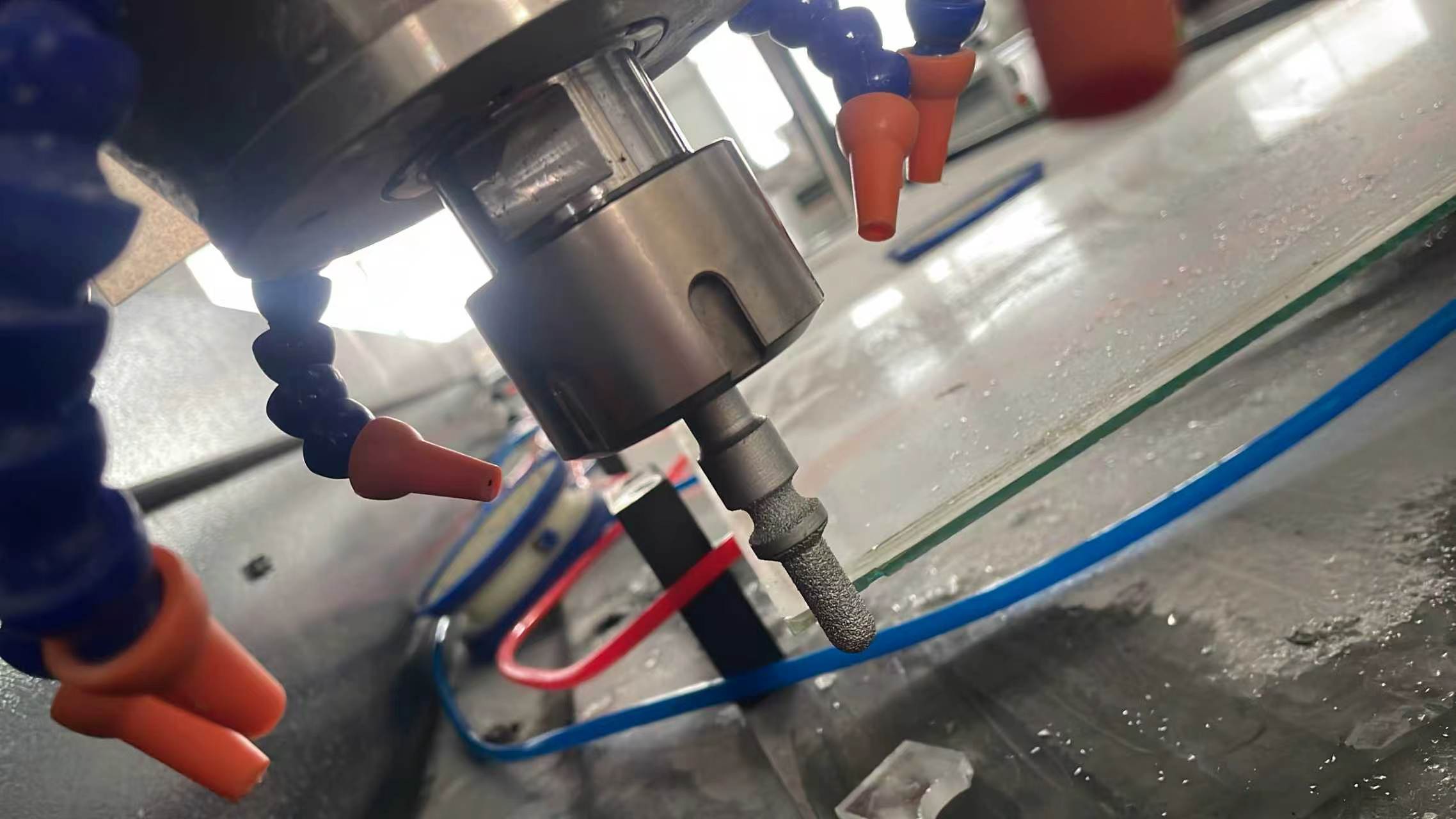 High Precision CNC Glass Milling Machine 24000rpm With 3-4 Axis Control