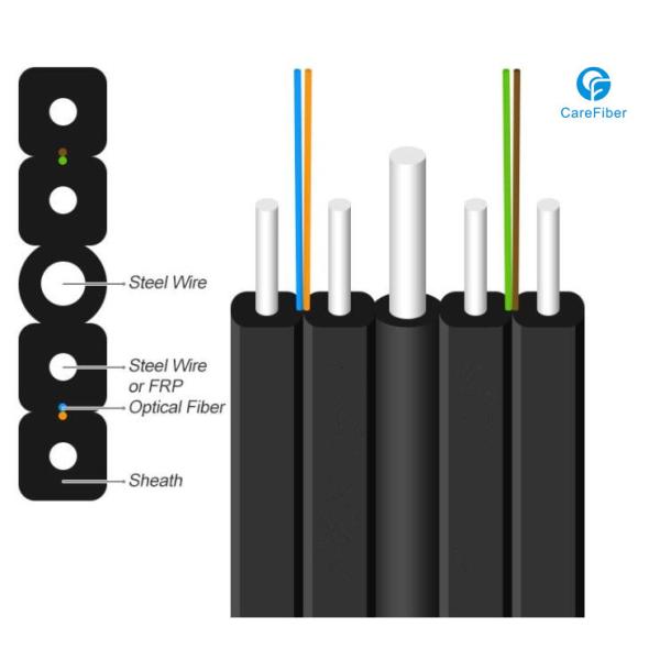 1 волокно однорежимное 9/125 ОС2, член прочности металла, ЛСЗХ Само-поддерживая