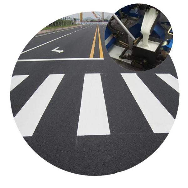 Customized Road White Line Paint , Pavement Line Paint Powder With 5% Premixed Glass Beads
