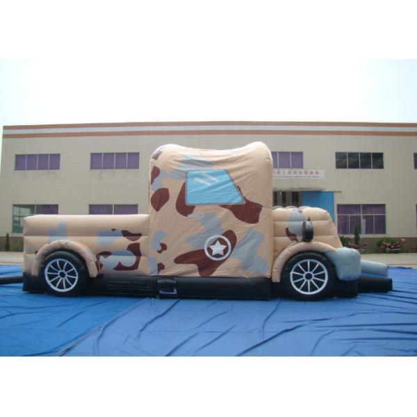 Best sale commercial inflatable truck bouncer for kindergarten waterproof PVC inflatable truck jumping house