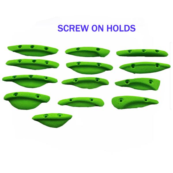 Colorful Indoor Rock Climbing Wall Vertical Climber Screw On Holds for 3-15 Age Group