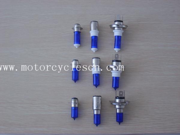 Motorcycle motocross Blue  bulbs Bike Blue Red Yellow White