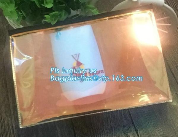 vinyl pvc zipper bag vinyl zipper slider bag for stationery, cosmetic, slider bag vinyl zipper bag for bikini, slide zip