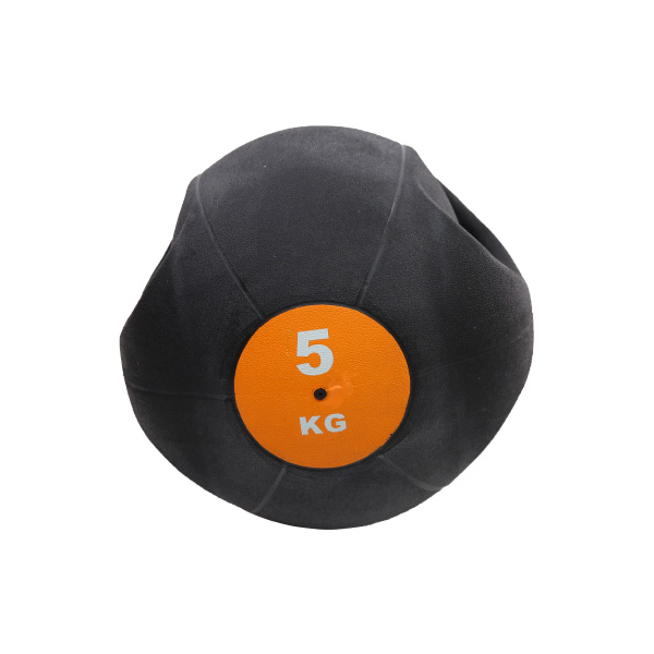 20lb Rubber Gym Weight Ball , 2 Handle Rubber Medicine Ball