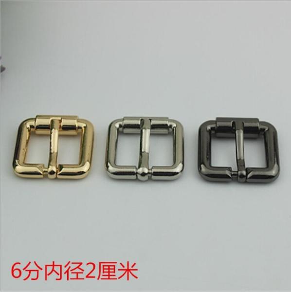 Manufacturer Personalized Zinc Alloy 20 MM Gunmetal Color Handbag Roll Belt Buckle Design