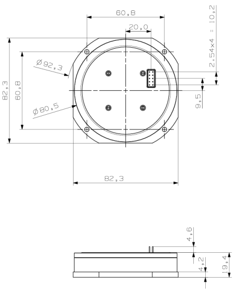 Miniature Fiber Optic Gyroscope for Autonomous Drone Flight Control