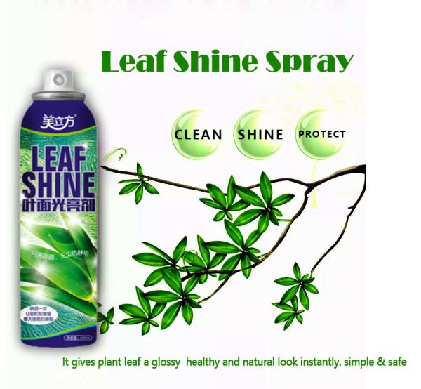 ISO14001 Transparent Leaf Shine Spray Harmless Environmental Protection