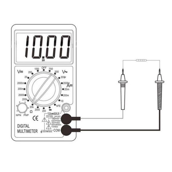 DT700B Digital Multimeter AC DC Voltmeter Multimetro Voltage Current Resistance