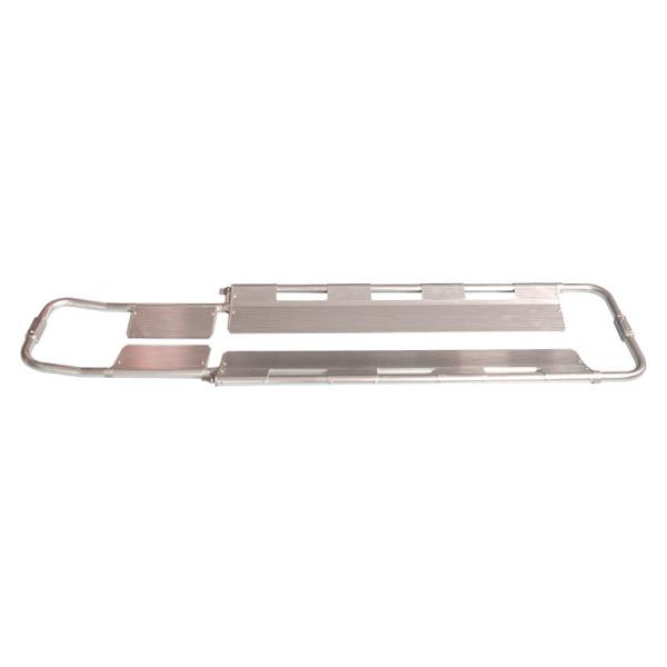 Camilla de pala de aleación de aluminio de cuatro paneles para transferencia de pacientes, precio bajo a la venta