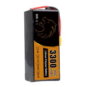 Bateria Lipo Drone de alta capacidade 3300mAh UAV Baterias de polímero de lítio