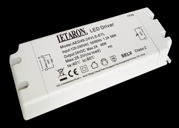 Luz de tira do diodo emissor de luz de For Mirror do motorista da fonte de alimentação da proteção 48W 24V da classe II