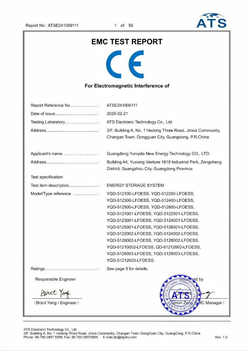 Voltertech Co.,Limited Certifications