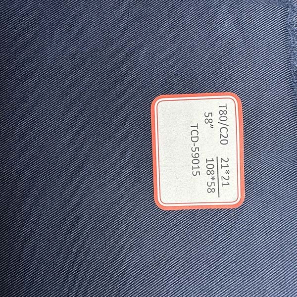 TC 80/20 21X21 108X58 59 3/1 Workwear Fabric Chef Uniform Apron Cloth